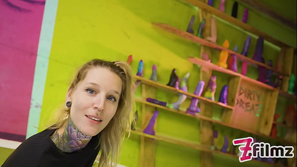 Image Z-FILMZ TOYWALL EP.2 - ALT blonde girl with TATTOOS masturbate with crazy TOYS