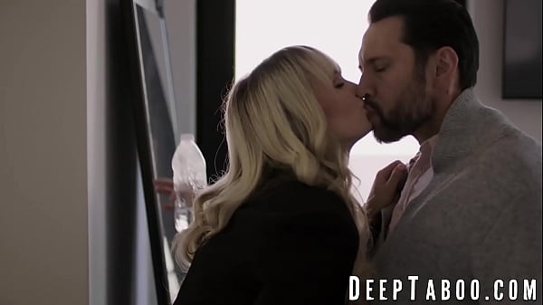 Image Naughty blonde Lilly Bell seduces client and gets fucked after