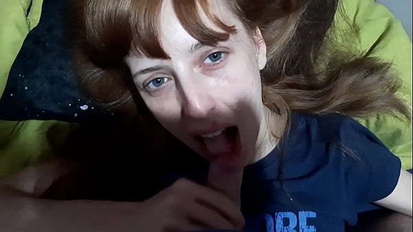 Image Teen sucks stepbrothers cock