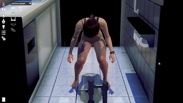 Image BRUNETTE TOILET
