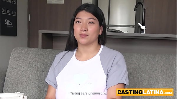 Image Massive titted amateur BBW latina thot Kaori convincing the perv producer