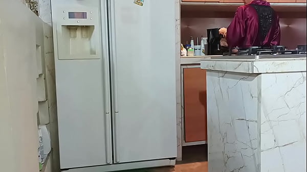 Image My stepson fucks me in the kitchen, what a delicious morning.