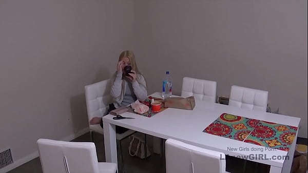 Image Blonde Teen asks Step-Dad for cum