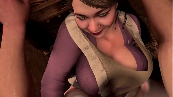 Image Fucking a Hot Asian MILF Maid in the ass after she blows him off | 3D Porn