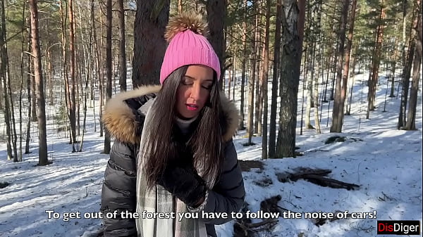 Image Met a lost girl in the forest and fucked her with cum in her pussy - Creampie