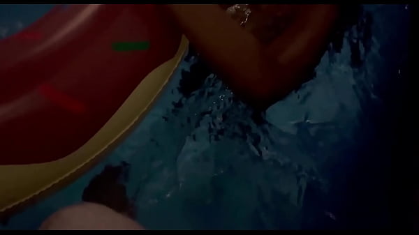 Image Na piscina do motel ganhando aquela mamada da negra sexy