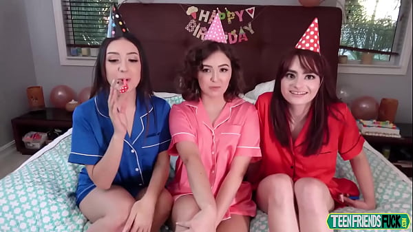 Image Leana Lovings, Violet Gems, Reese Robbins In Birthday Burglar Surprise
