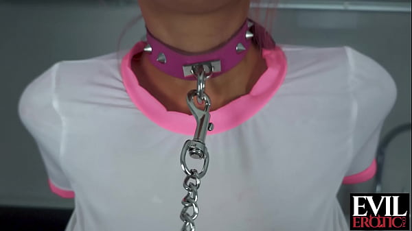 Image EVIL EROTIC Submissive Teen With Pink Hair And Butt Plug Gets Her Ass Fucked Rough