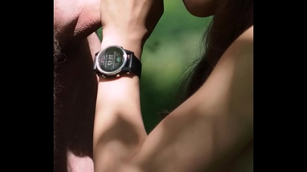 Image Forest nymph sucks a stranger's cock and gets a load of warm cum in her mouth