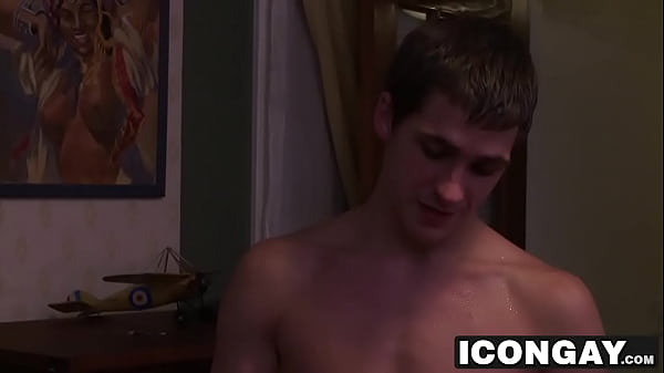 Image Sexy muscular Andrew and Kory hammering each others ass