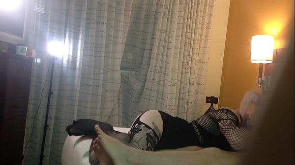 Image Gothic Trans Woman Sucking Huge Cock