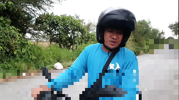 Image Motorcycle rider lucky day