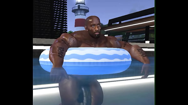 Image Harrison's relaxing day off ends with a cumshot