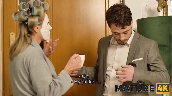 Image MATURE4K. Big Tits Mature Likes Coffee and My Cock