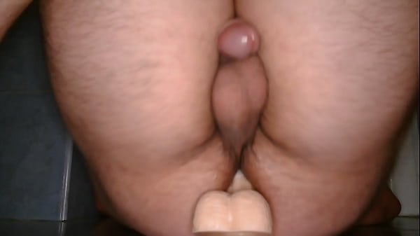 Image Chubby gay amateur anal dildo riding asmr
