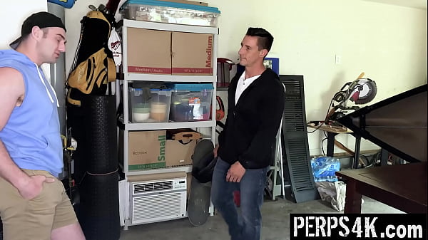 Image Security Guard Finds the Stolen Helmet in The Perp's Garage - Perps4k