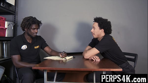 Image Loss Prevention Officer Detains the Twink and Barebacks Him in The Backroom - Perps4k