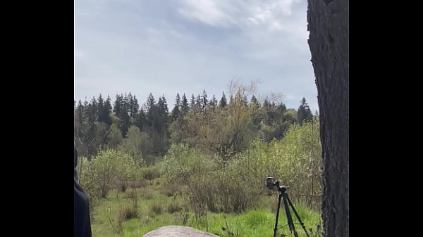 Image Sexy chubby bbw Remi getting bbc on top of a giant rock