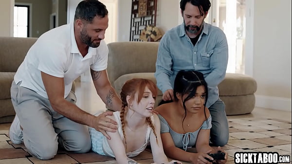 Image Latina Summer Col and teen Madi Collins fucks stepdads and big cock pervy guys banged hot chicks