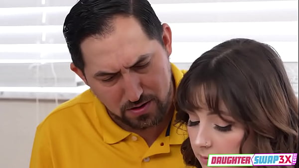 Image Meeting with the neighbors turns into an orgy when the stepfathers fuck each other's stepdaughters and exchange their pussies to satisfy them.