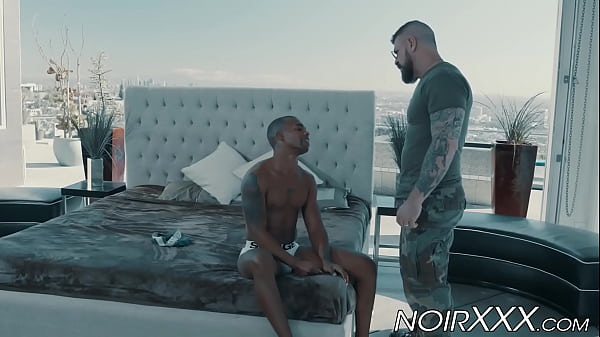 Image Bearded hunk ass fucks two handsome homosexual in a threesome