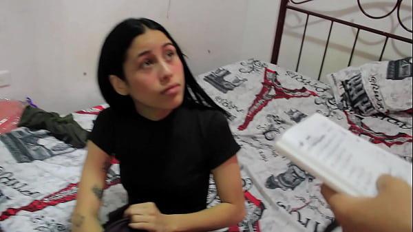Image stepdaughter is punished with hard sex without a condom for her bad grades and he cums inside her. 18 years old, hd porn. mexican