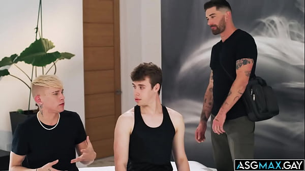 Image Adam Awbride and Harley Xavie considering inviting Chris Damned into their bedroom to top them