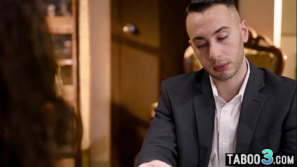 Image Hot brunette babe Stacy Bloom wants anal advice by her big cocked lawyer