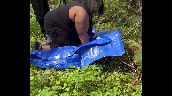 Image Sexy bbw Remi pounded in the forest near a farmhouse