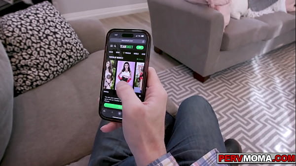 Image Stepmom Lauren Phillips puts Chad Alvas hands in the warmest place she knows
