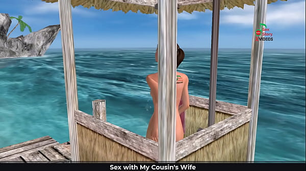 Image English Audio Sex Story with An animated cartoon 3d porn video of cute girl giving sexy poses in the beach and taking shower as well