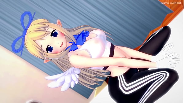 Image Flonne (Disgaea) mojo su ropa, se divierte vistiendo un atuendo deportivo