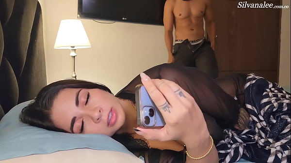Image Hot Latina is watched by a perverted thief who ends up fucking her hard - Silvana Lee
