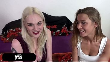 Image BEAUTIFUL LESBIAN LOSES Her VIRGINITY in a THREESOME &ndash_ IMMORAL LIVE 4K