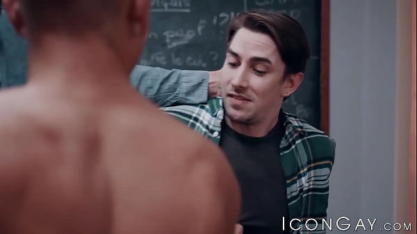 Image Student Andy Taylor rimmed before hot 3way with professor