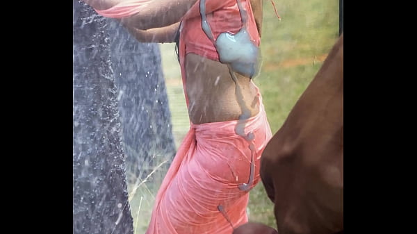 Image Cum tribute to heavy boobs Meghana Raj