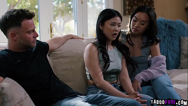 Image Kimmy Kimm and Seth leads Charlene through Lulu Chu first kinky experience and she enjoys it