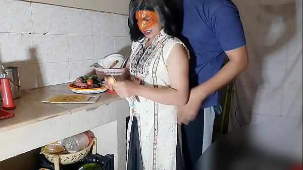 Image Stepsister  pussy hard fucked by her Stepbrother, sex in kitchen