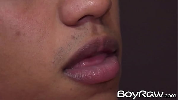 Image Skinny ebony twink Giorgio Angelo stuffs dildo and jerks off