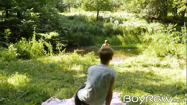 Image Horny twink Lucian Fair sucks rock hard cock before raw sex