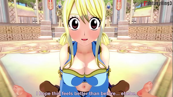Image Lucy Heartfilia Sucking deepthroat | 1 | Fairy Tail | Full Version on Sheer & PTRN: Fantasyking3