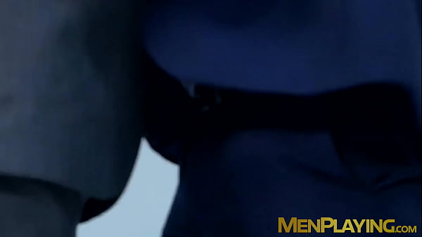 Image Classy hunk gives a sloppy blowjob and has his ass drilled
