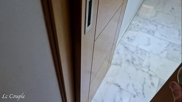 Image Friend visiting his friend's wife after he has left from home and making a POV video