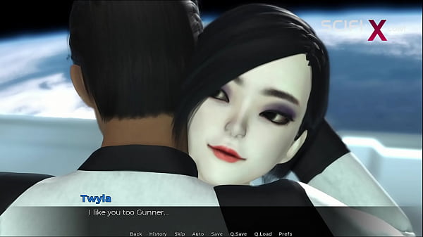 Image Twyla - adult visual novel. Sci-fi story