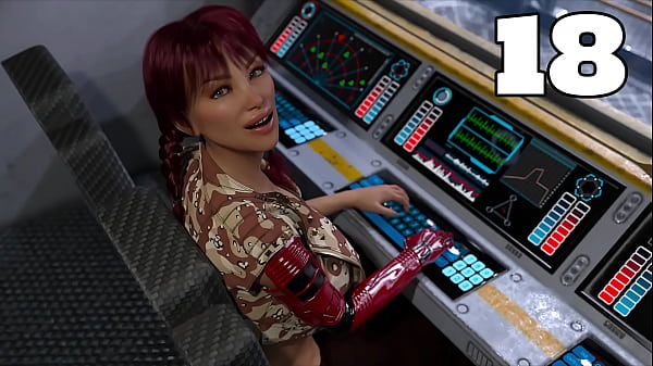 Image Stranded In Space #18 - Flirting with a Half Robot Girl