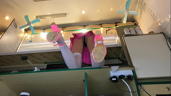 Image Super cute step daughter voyeur hidden camera upskirt at work