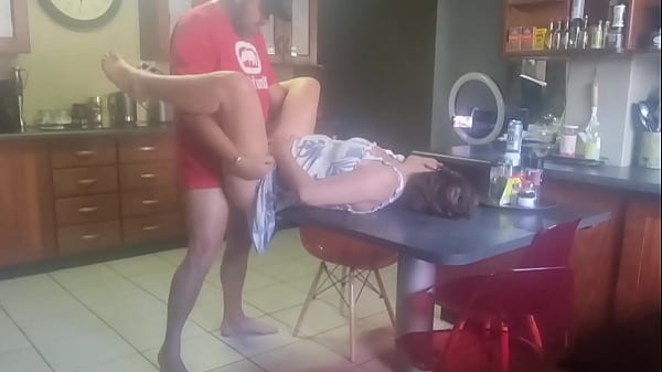 Image Brother in law makes me moan out loud on kitchen table