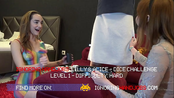 Image Two Girls One Guy Dice Challenge to Make Him Cum First with Two Incredibly Sexy Hot and Horny Sluts
