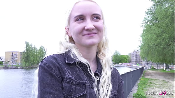 Image GERMAN SCOUT - Skinny blonde Teen Daruma Rai Pickup for Casting Fuck in Berlin