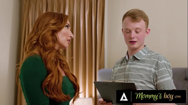 Image MOMMY'S BOY - Grumpy Stepson Gets Aroused While Measuring PAWG MILF Sophia Locke's Big Breasts